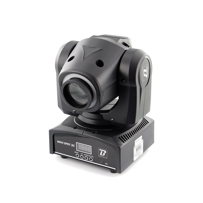 Lyre Spot à LED 30W - Gobo - Shake - Stroboscope lumineux