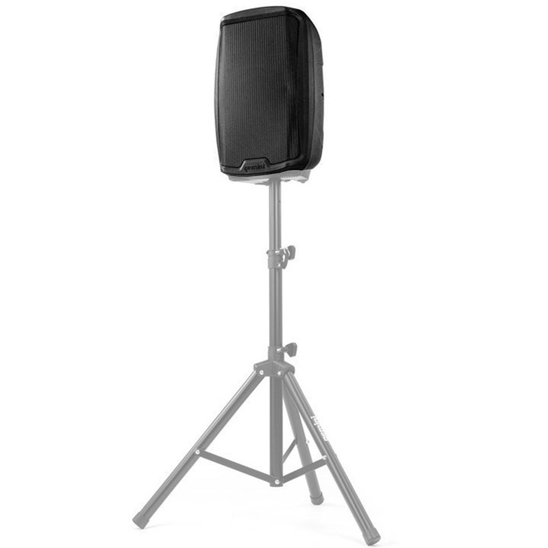 Enceinte active 15" 2000W Bluetooth Class D noir - sur pied