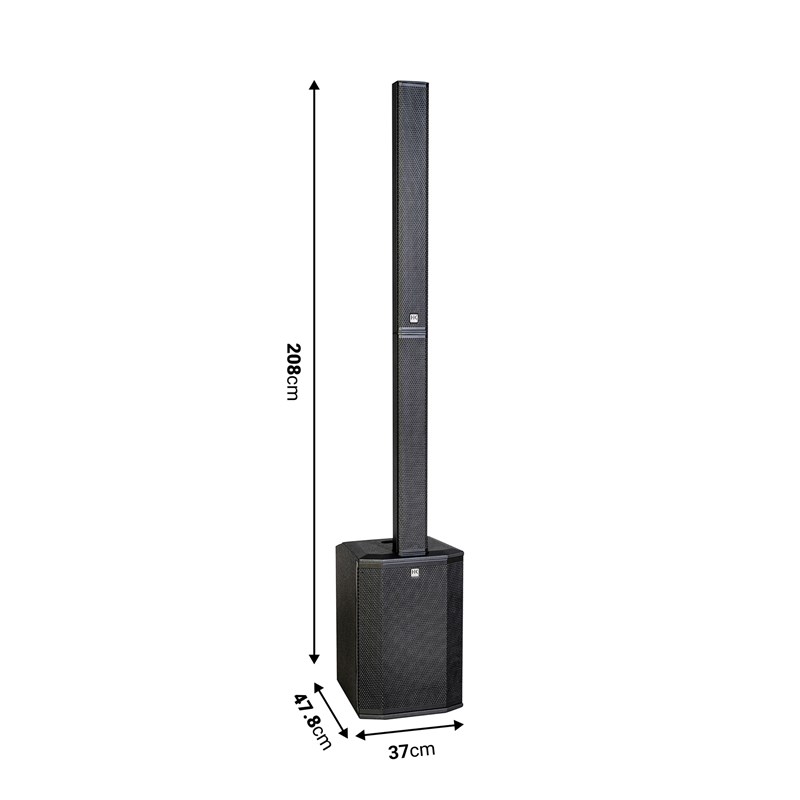 Systèmes Sono Colonne 2000W 10" - Bluetooth COMBO XLR