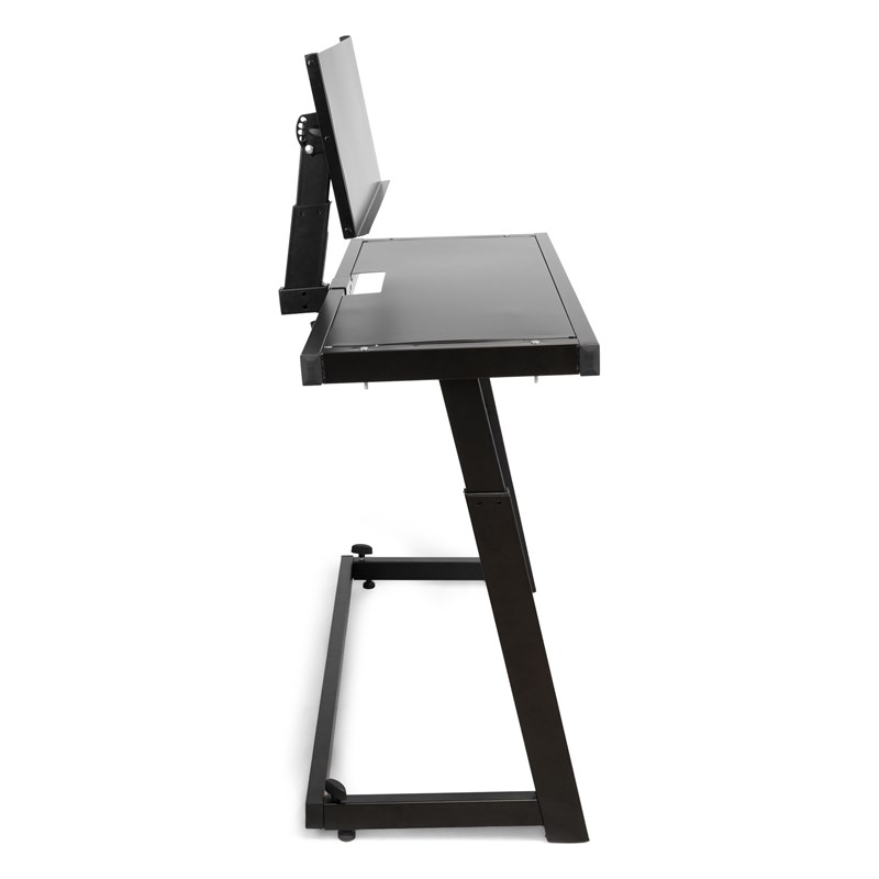 Support DJ mobile en acier - Hauteur réglable - Sac