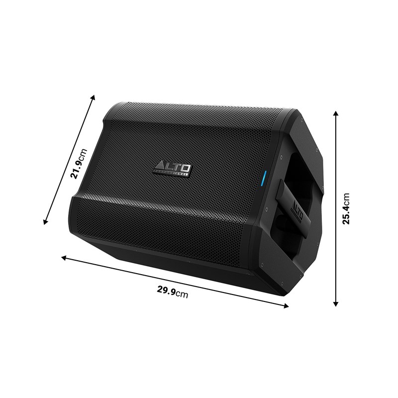 Enceinte Amplifiée Portable sur Batterie - 200W BT dimensions