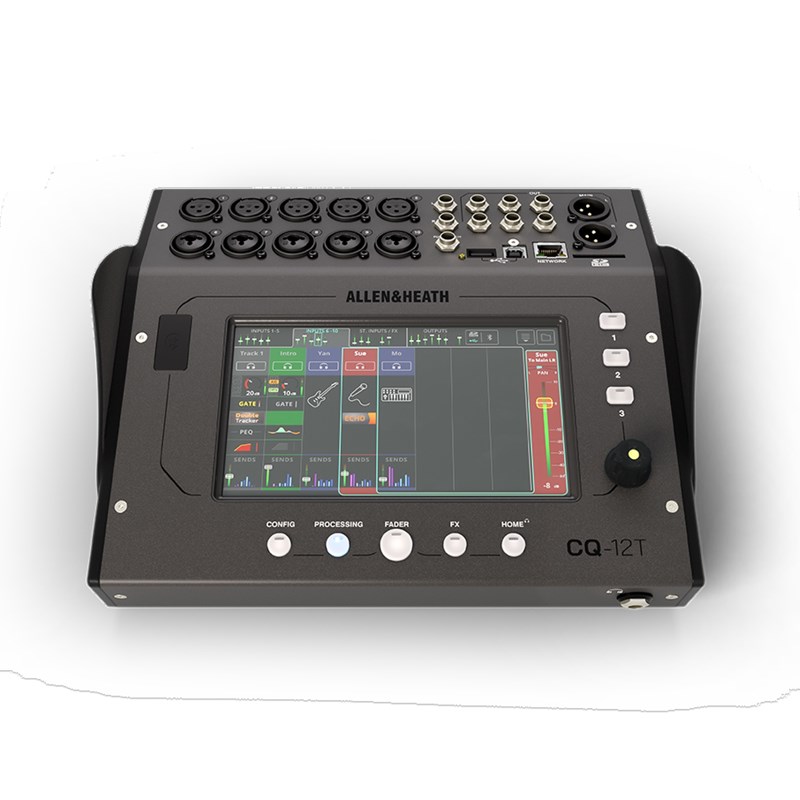 Console numérique compacte 12 canaux, Bluetooth, tactile 7"