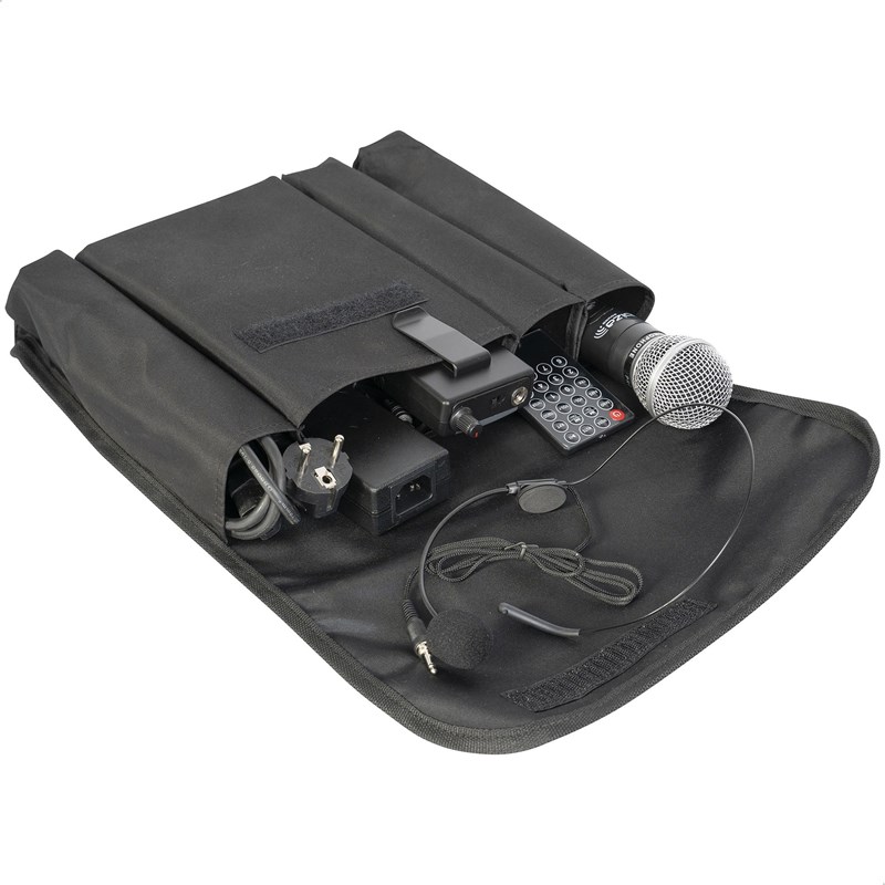 Sono portable 15" TWS avec Bluetooth et micros VHF - PORT15VHF-MKII-TWS accéssoires