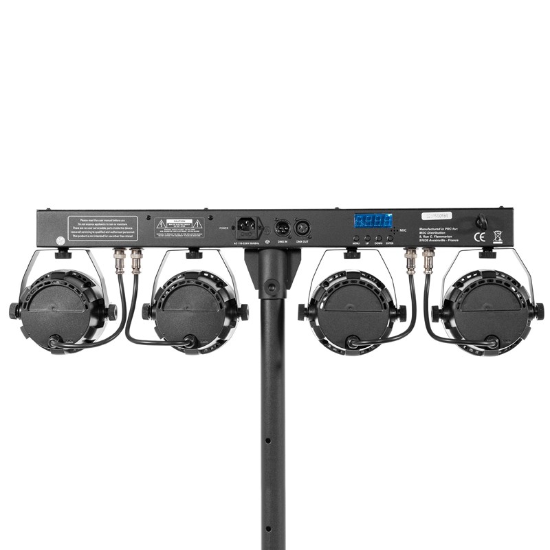 Portique complet d'éclairage - 4 projecteurs LED lumière