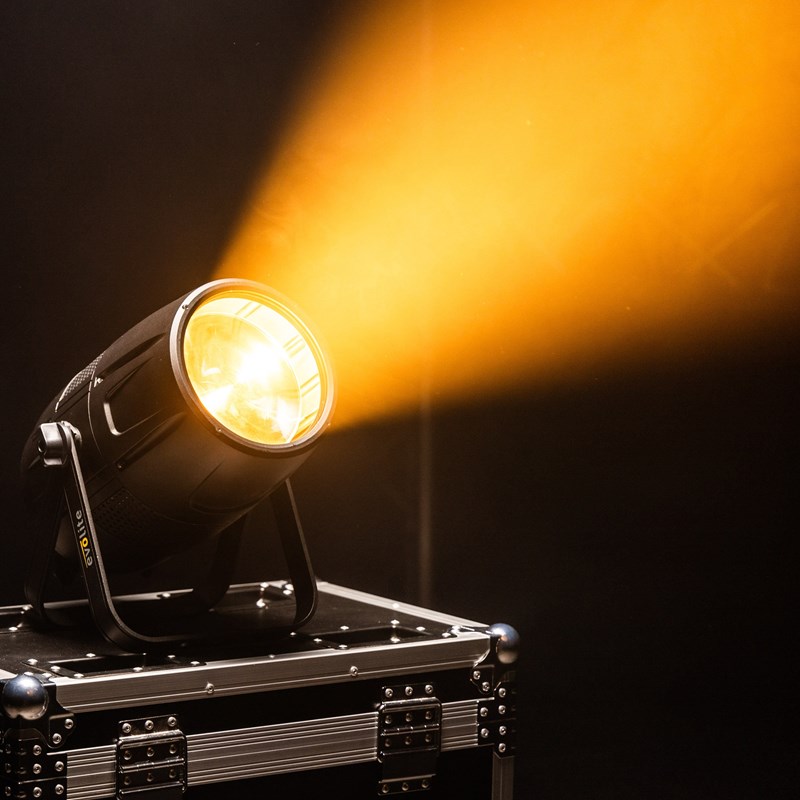 Projecteur LED 300W - Zoom 10°-50° - IP65 DMX/RDM - Evolite - IPAR400VW-Z LED blanc chaud froid