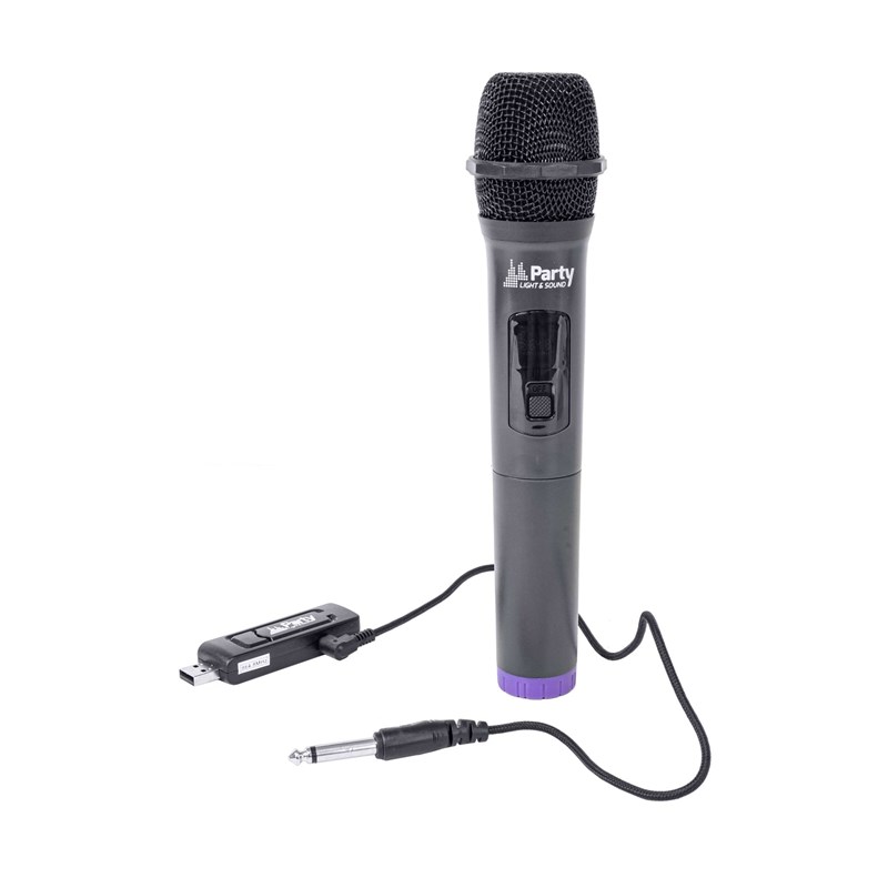 Système micro UHF sans fil avec récepteur USB + adaptateur Jack 3,5/6,35mm conférence