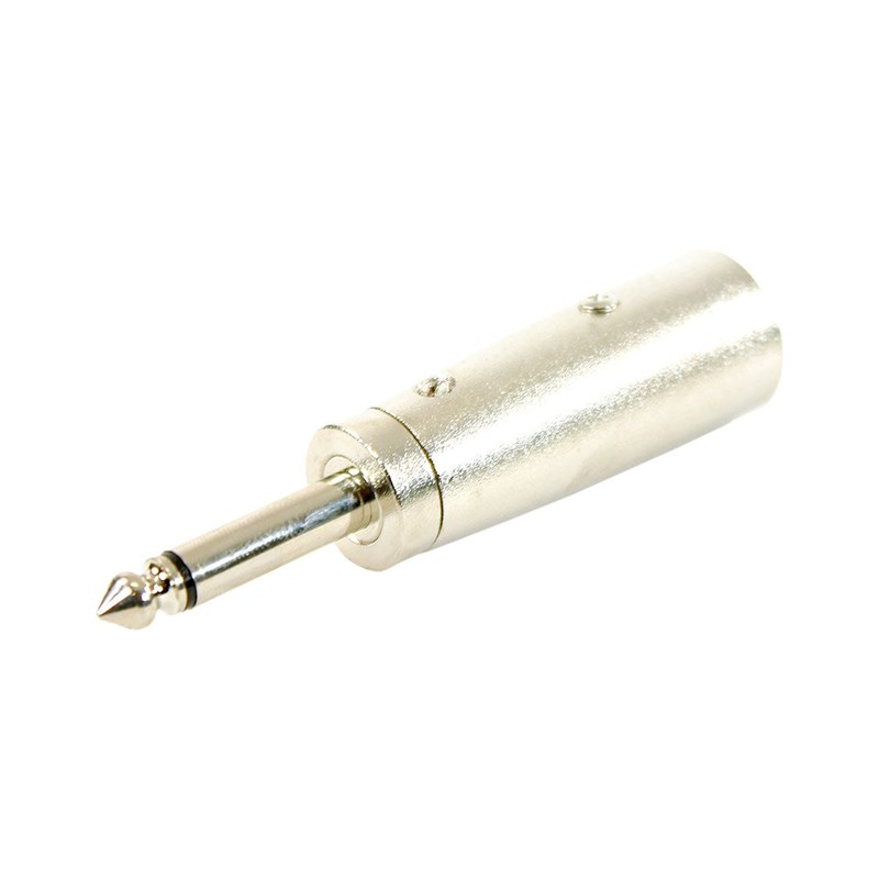 Adaptateur XLR mâle / Jack 6.35mm mono audio