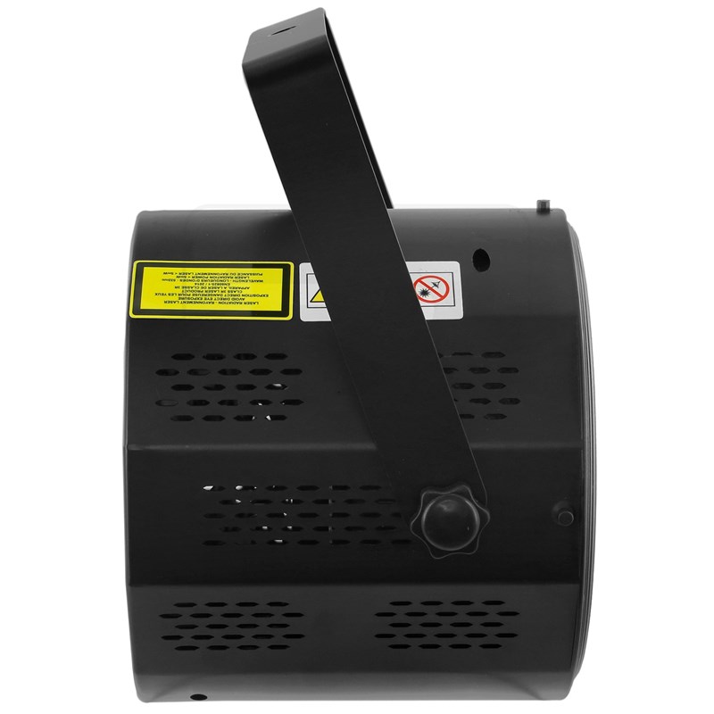 Effet LED rotatif + laser vert multipoint - auto & DMX - BEE-FX LZR Lyre