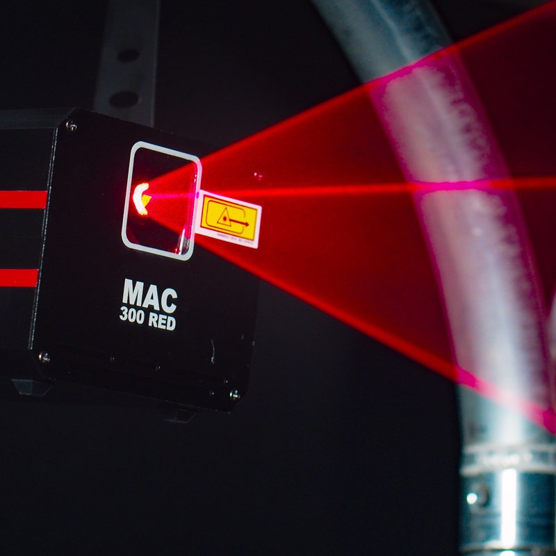 Laser Rouge 300 mW - 200 Programmes - DMX DJ