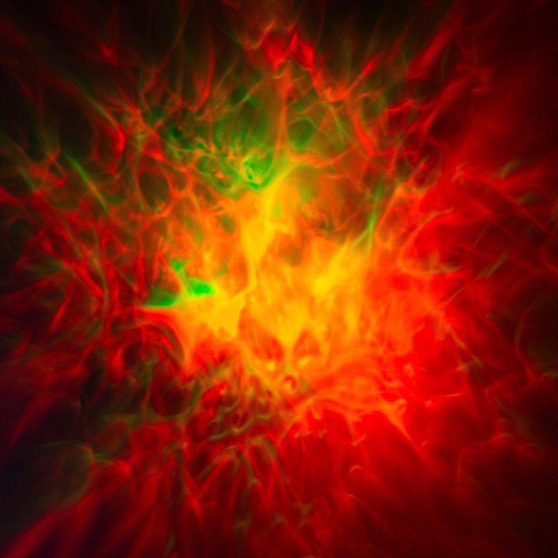 Veilleuse astronaute sur batterie - Nébuleuse - Laser