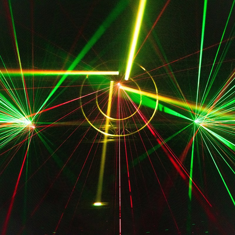 Jeu Lumières Combinés 3-en-1 Laser Beam Disco Strobe Club DJ