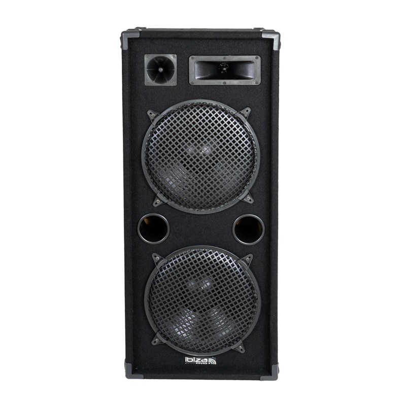 Enceinte sono colonne - 2 x 12"/30cm - 3 voies - 750W max - face