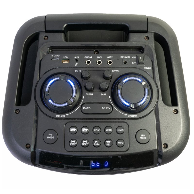 Pack Enceinte portable 800W - Portique lumière PAR Astro - Micro