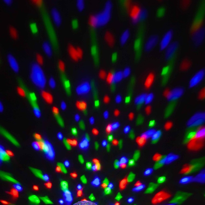 Effet lumineux 4-en-1 - Astro, Strobe, UV & Effet Eau avec télécommande strobe