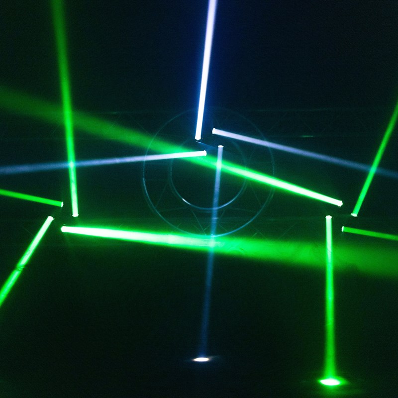 Jeu Lumières Combinés 3-en-1 Laser Beam Disco Strobe