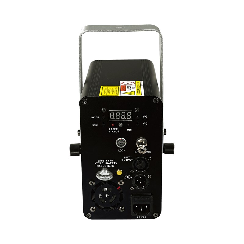 Laser d'animation - 400mW RGB DMX branchement connectique