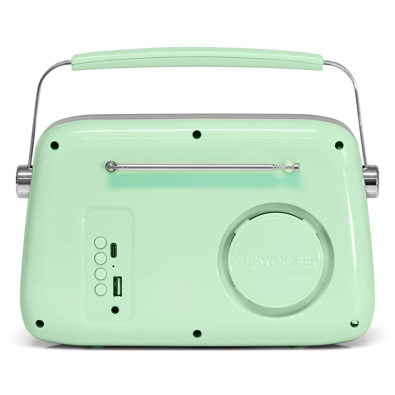 Radio vintage sur batterie - BT, USB & FM