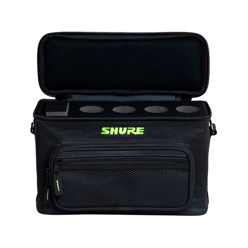 Sac en Nylon Rembourré pour 4 Microphones - Shure  ASG SH-MICBAG04 + face