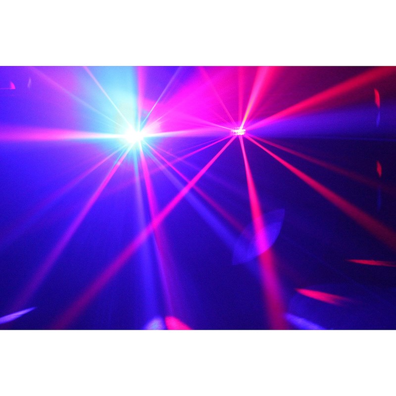 Jeu de lumière à LED Derby compact - 4 x 5W - DMX détection