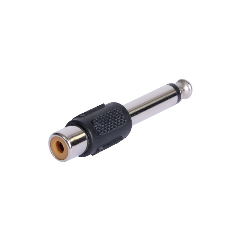 Adaptateur RCA Femelle - Jack 6,35 Mono Male