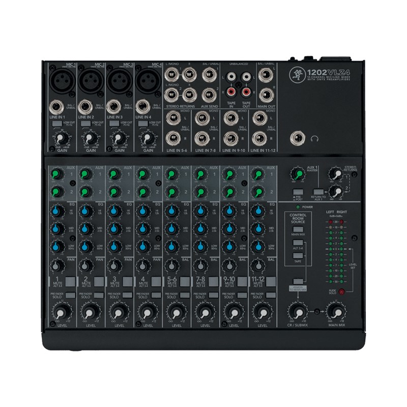 Table de Mixage Compacte - 12 canaux Jack