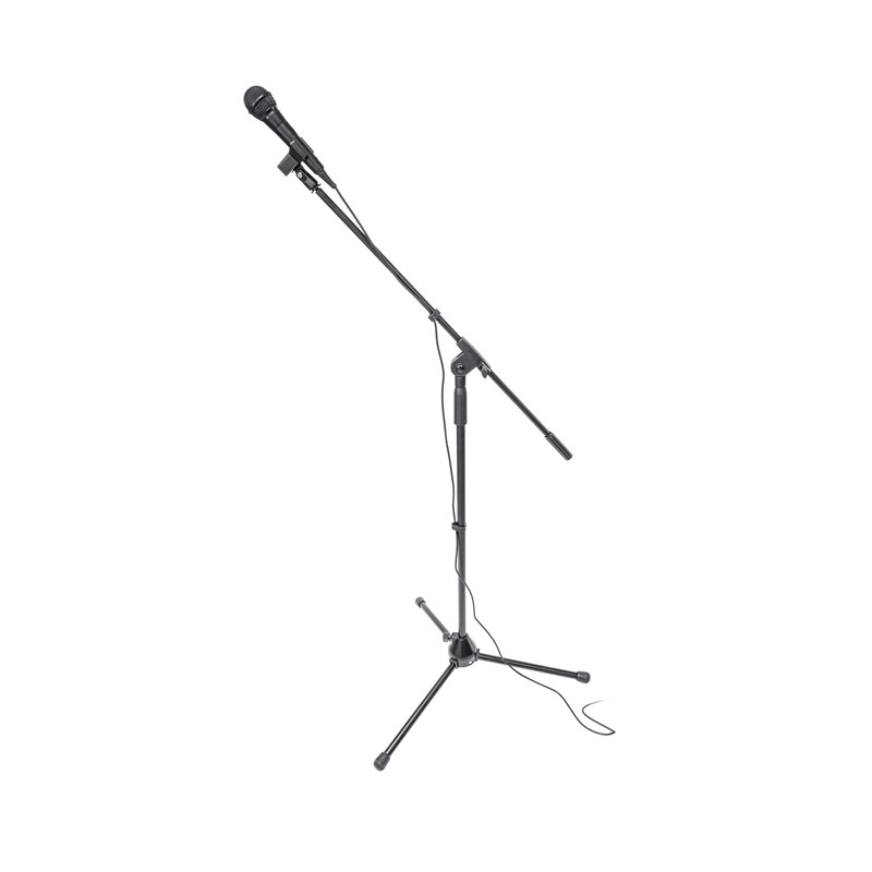 Pied de Microphone avec Longue Perche + Support Micro trépied