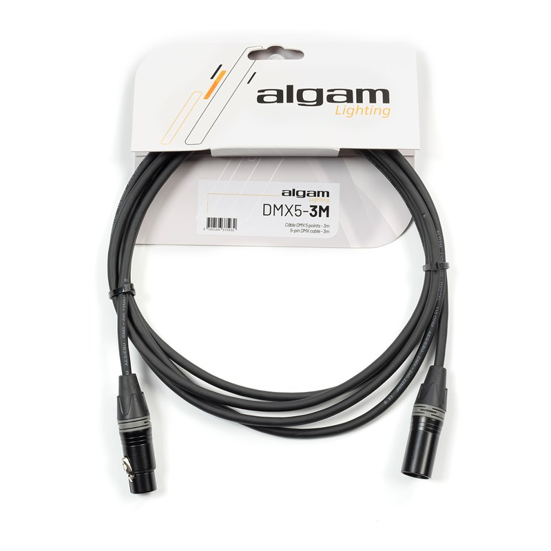 Câble DMX 5 Points - 3 m XLR