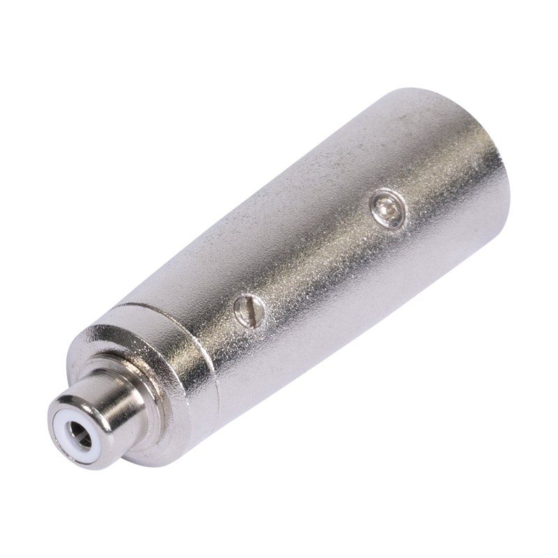ADAPTOR XLR MALE - RCA FEMALE