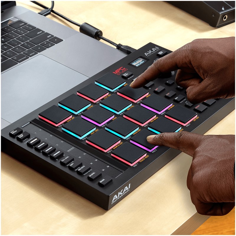 Contrôleur production 16 pads - ruban tactile - écran - Beatmaker