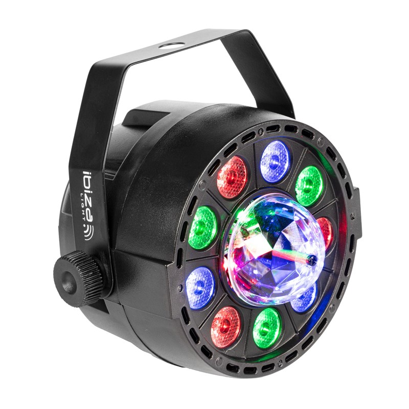 Effet lumineux 2-en-1 - PAR RVB + Astro LED 12W mobile
