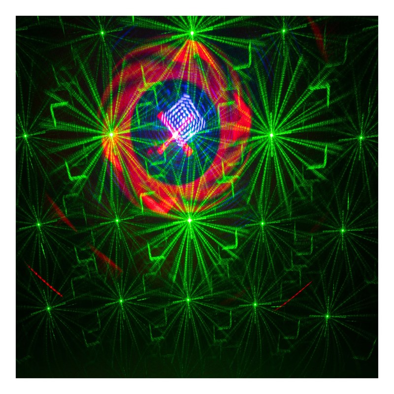 Effet LED 3W + Laser RVB - Sur batterie nomade