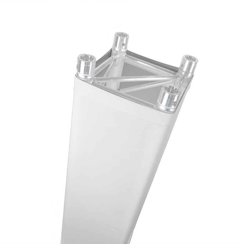 Lycra blanc pour structure carrée ou totem lumineux