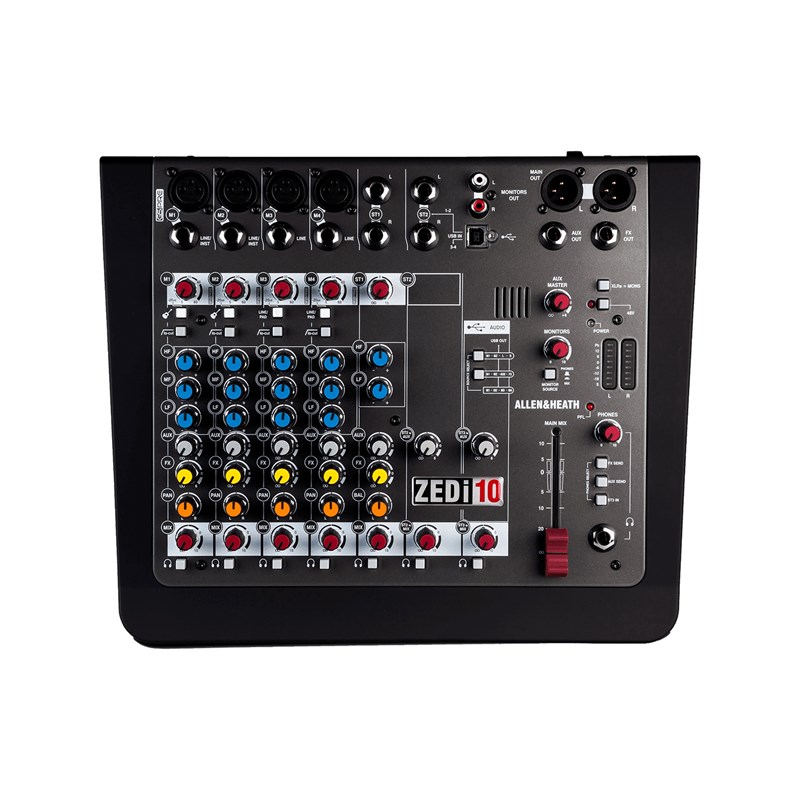 Mixeur Analogique 4 Mono 2 Stéréo USB - Allen & Heath SAE ZEDI-10 sorties