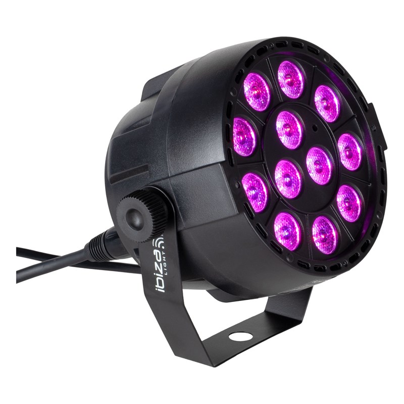 Projecteur PAR LED - 12 x 3W RVB 3-en-1 - Télécommande incluse scène