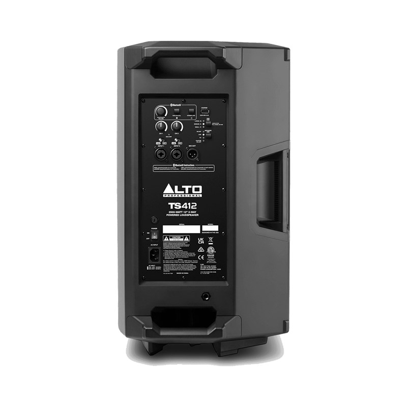 Enceinte Active - 12" 1250W Bluetooth connectique