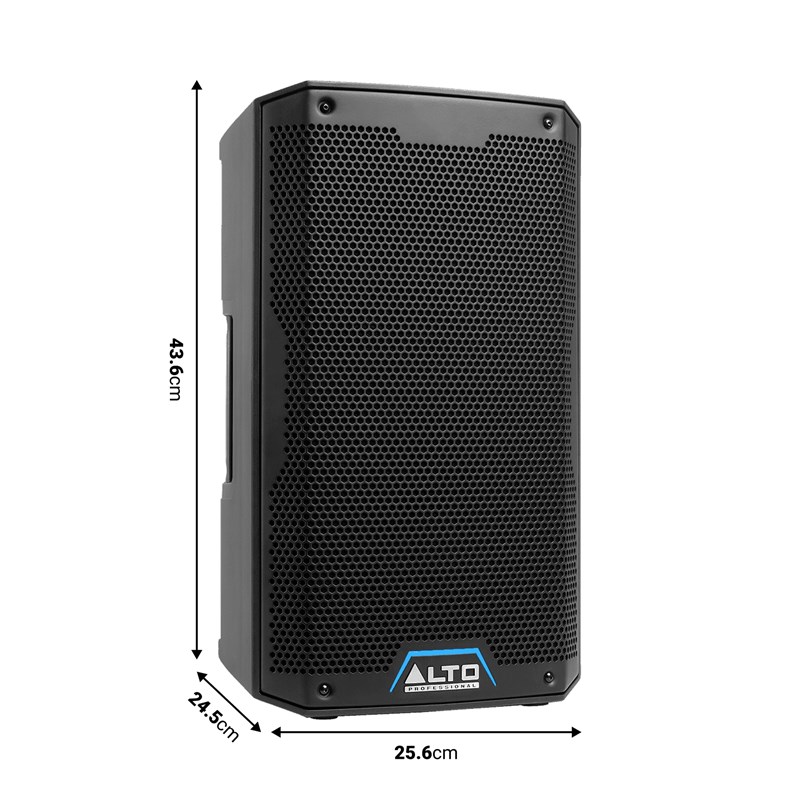 Enceinte Active - Bluetooth 8" 2000W dimensions