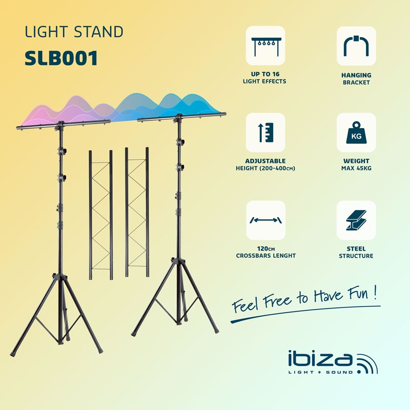 Portique d'Éclairage - Hauteur 4m - Charge max 45kg DJ