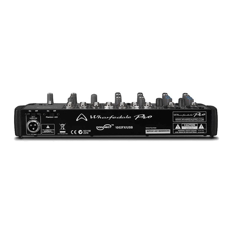 Console de mixage CONNECT1002FX- 10 entrées - FX - USB - arrière