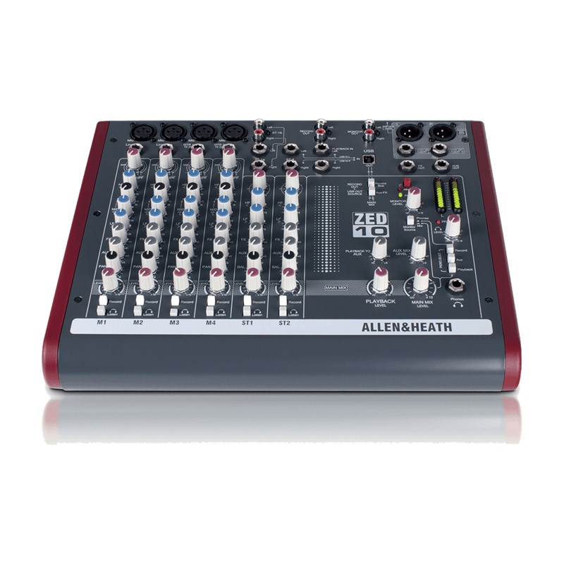 Table de mixage ZED-10 sans effet