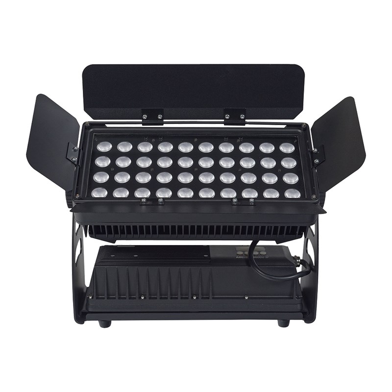 Projecteur extérieur LED 40x15W RGBW - DMX - IP65 - poussière