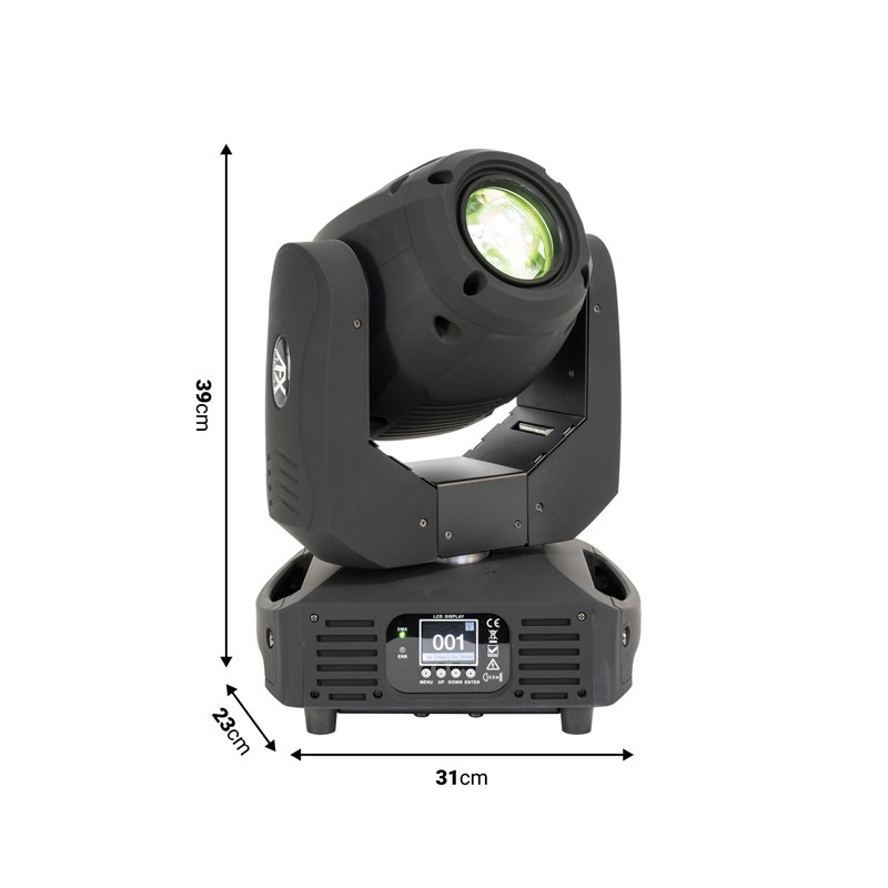 Lyre Beam LED 1R 120W - Gobo
