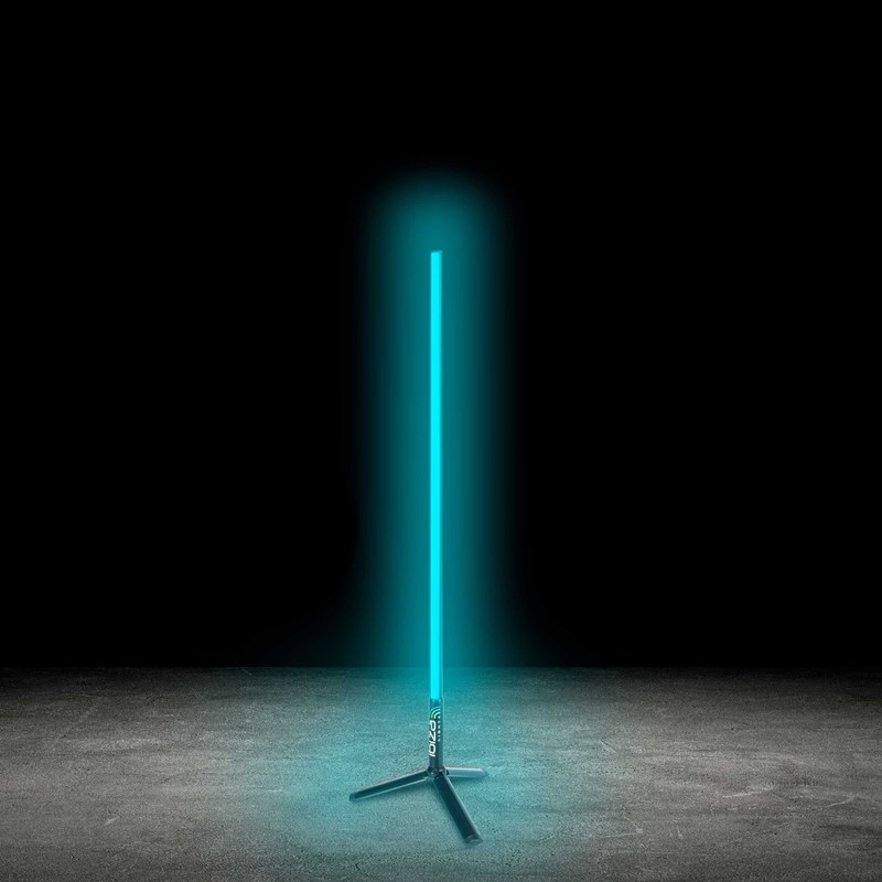 Tube LED RVB 1,0m - Trépied + Télécommande + App - Noir lumineux