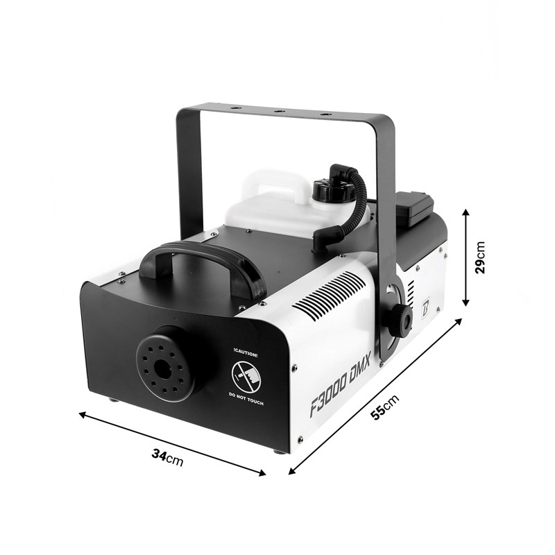 Machine à fumée pro 3000W - DMX télécommande