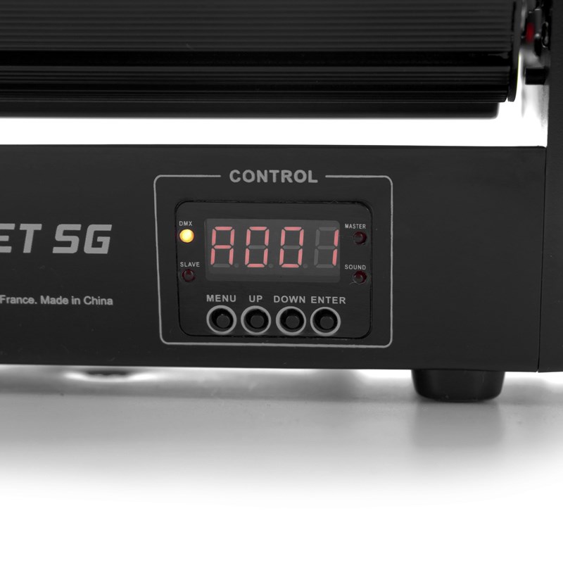 Jeu de lumière effet Beam - 8 LED CREE 3W RGBW compacte