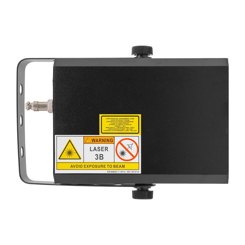 Laser Rouge 300 mW - 200 Programmes - DMX soirée