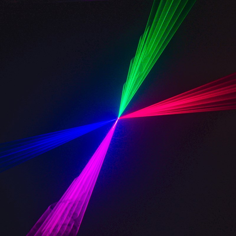 Laser RGB 500mW - DMX ILDA - Effets automatiques Spectacle