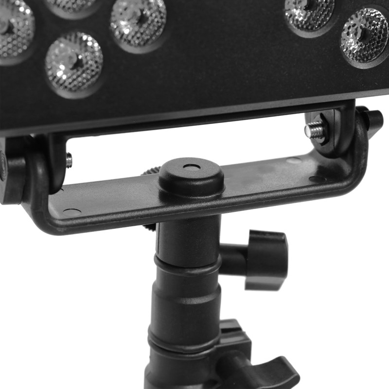 Jeu de lumière LED 2-en-1 - multi-faisceaux & trépied - lyre