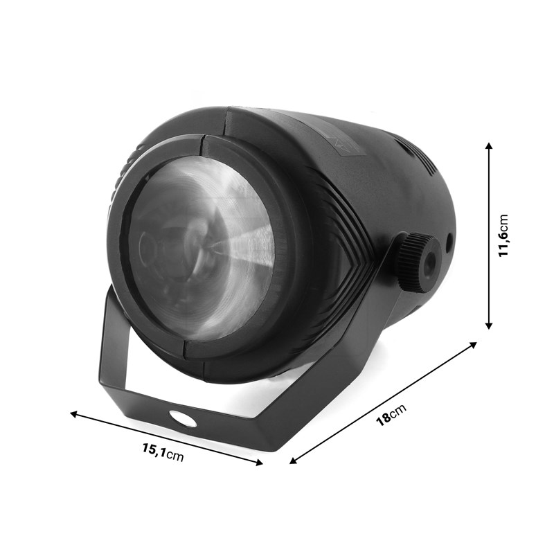 Jeu de lumière LED effet Beam - 5 x 3W RGBWA musical