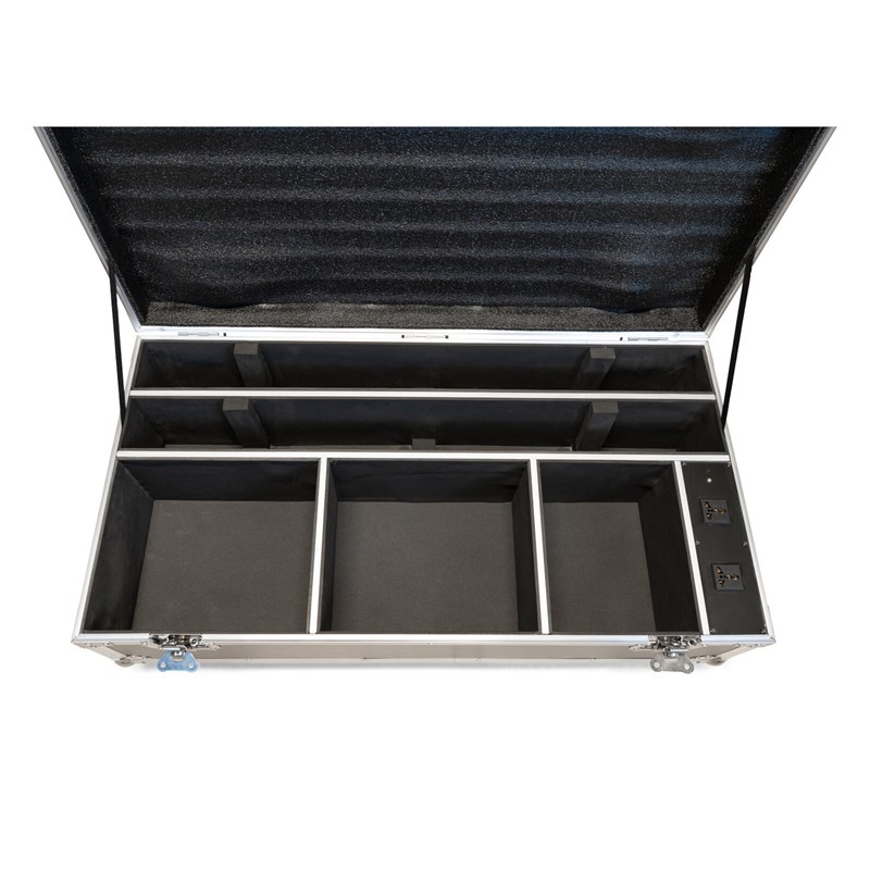 Flight case de transport pour AFX FL-2MASTBAR-BAT - OUVERT