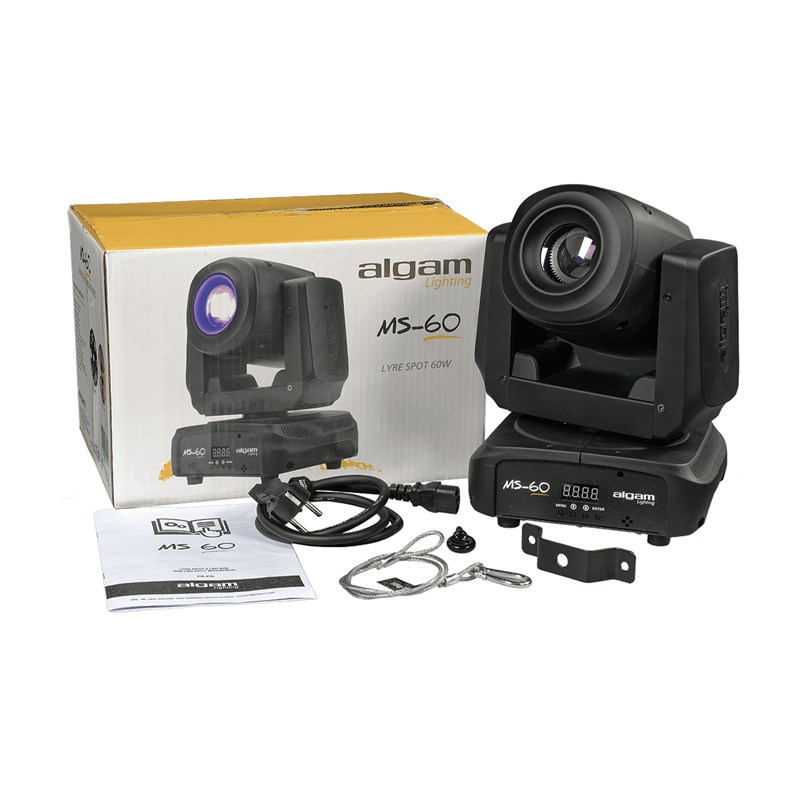 Lyre spot LED - 60W gobos